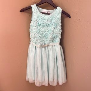Light turquoise girl’s dress